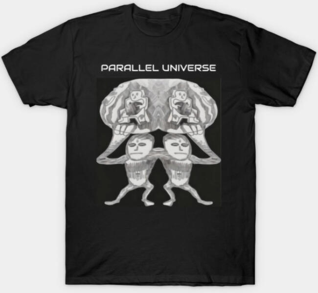Variation of my original lineart titled Parallel Universe